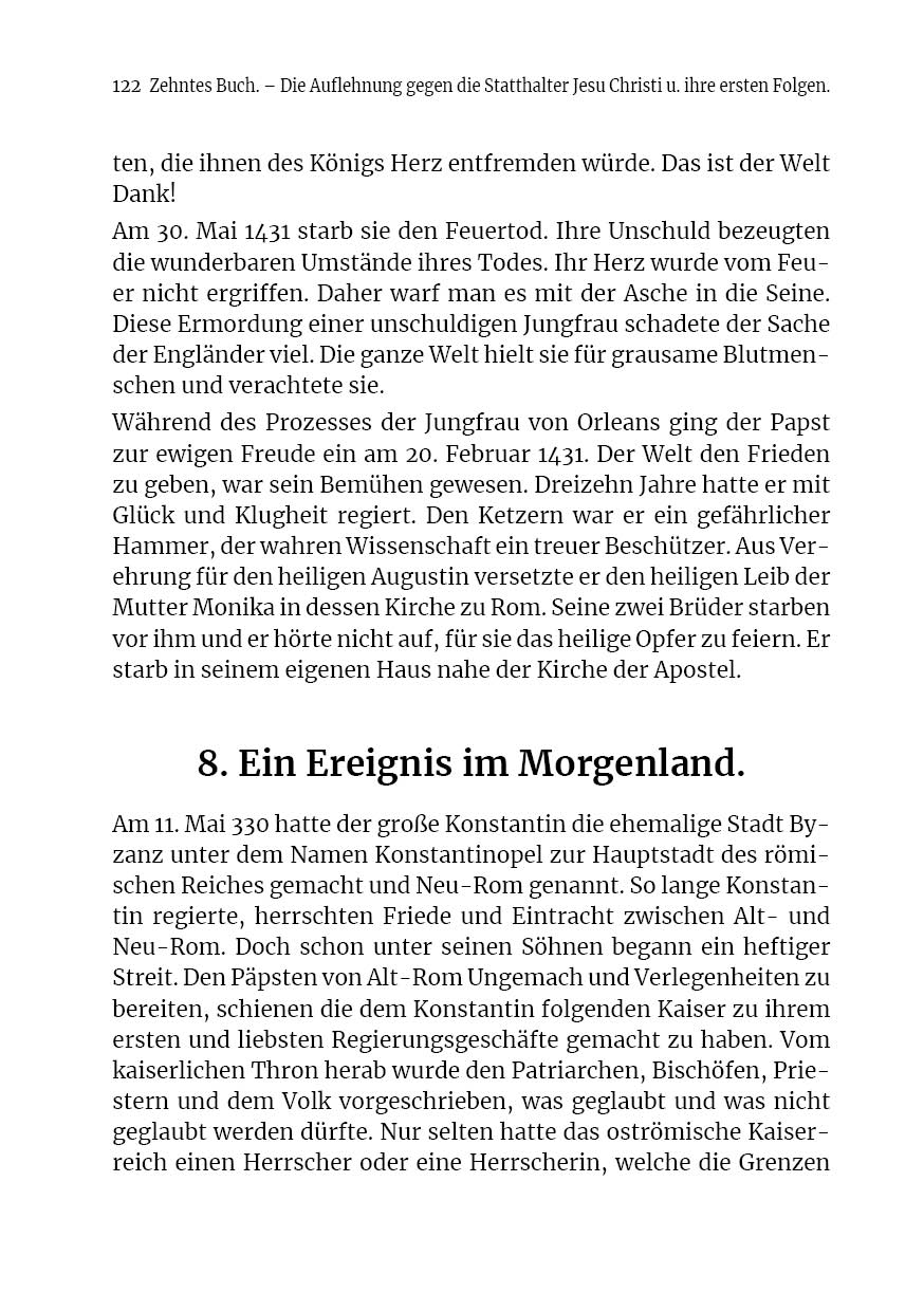 Die Statthalter Jesu Christi auf Erden. - Band X