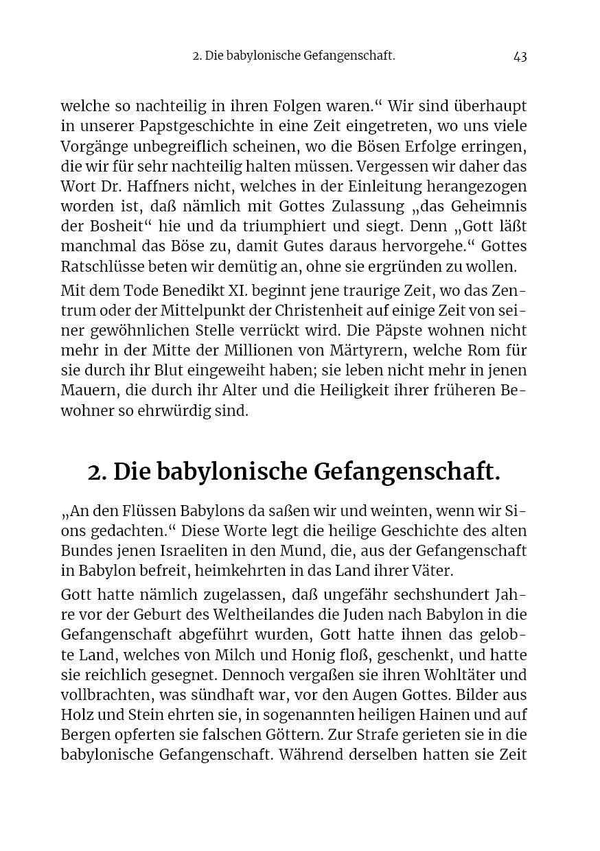 Die Statthalter Jesu Christi auf Erden. - Band X