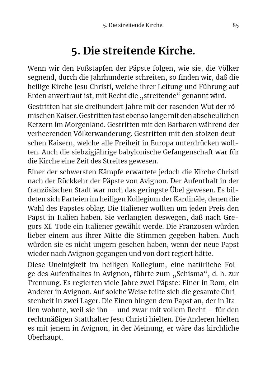 Die Statthalter Jesu Christi auf Erden. - Band X