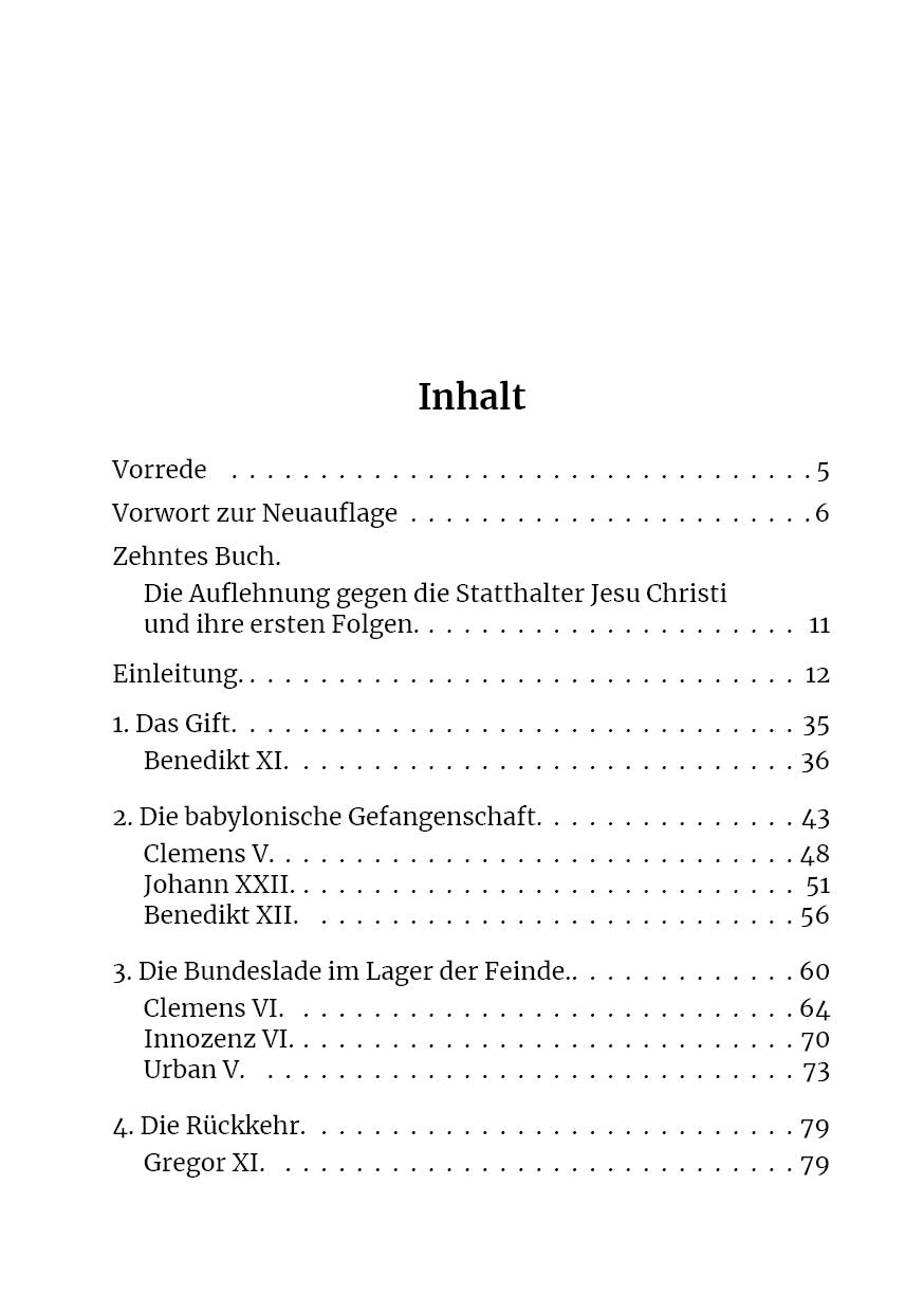 Die Statthalter Jesu Christi auf Erden. - Band X