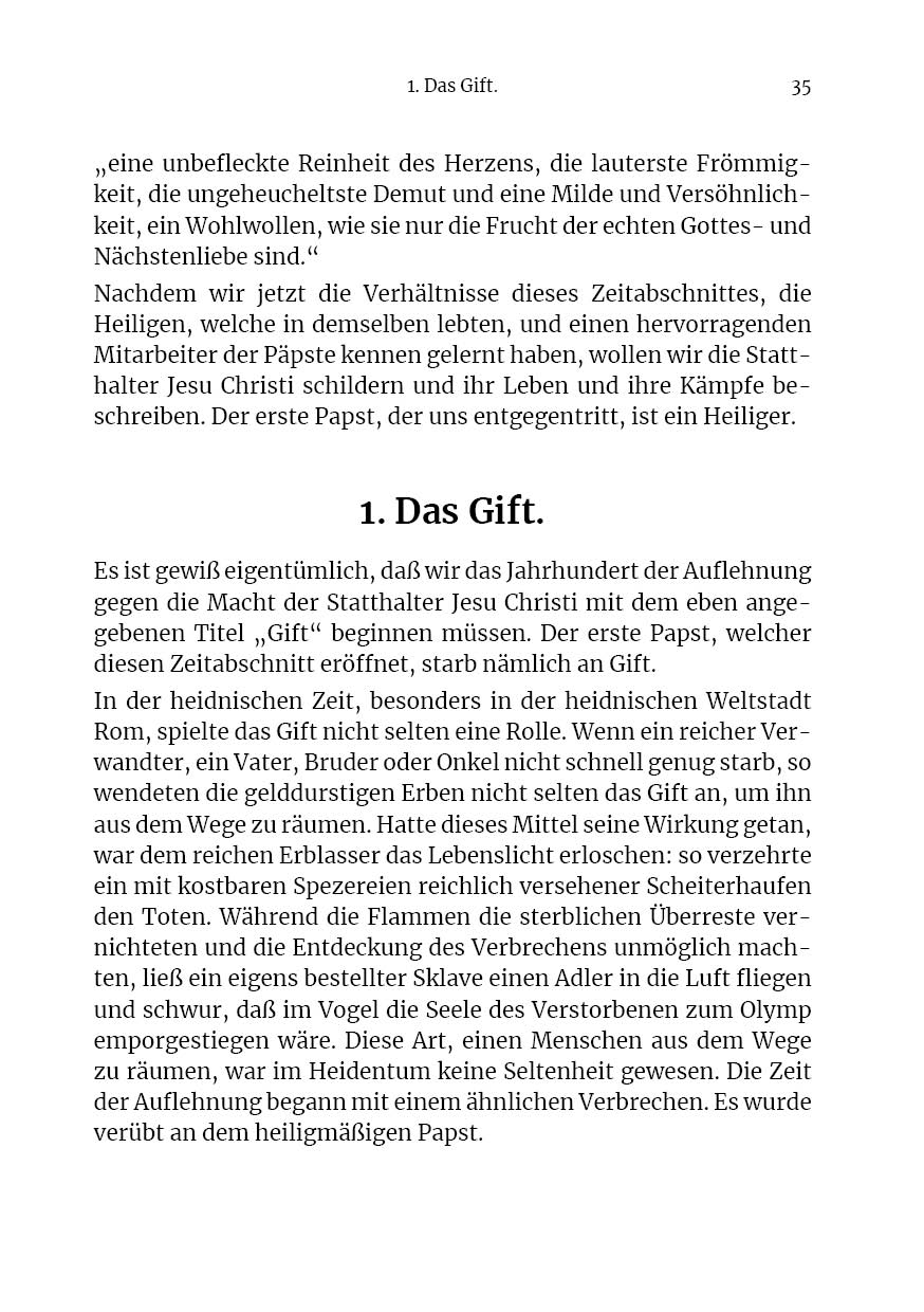 Die Statthalter Jesu Christi auf Erden. - Band X